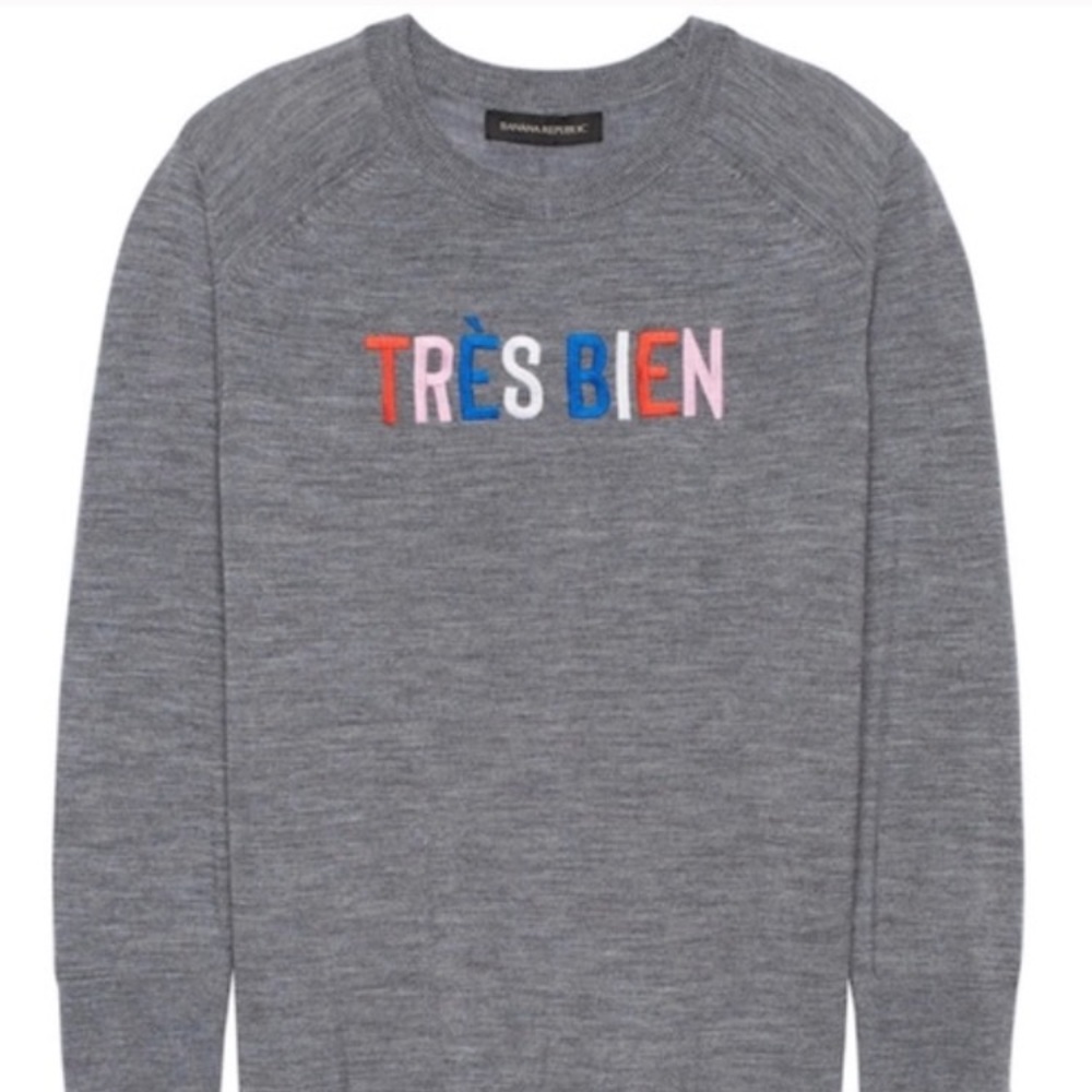 Banana Republic Tres Bien Merino Sweater Small